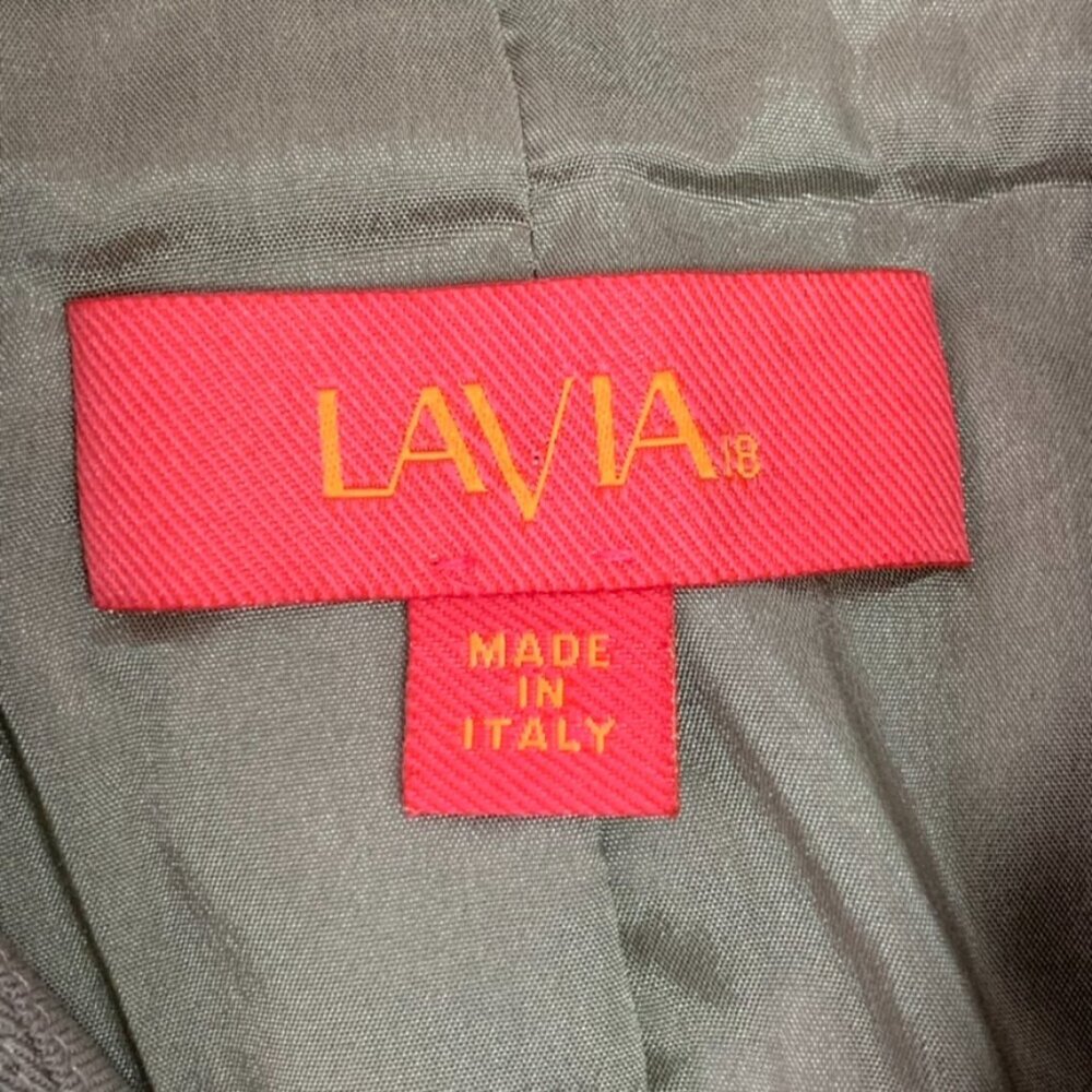 Lavia Piazza Sempione Women's Brown Virgin Wool Trench Coat Size 48 IT/ 12 US - Picture 12 of 14